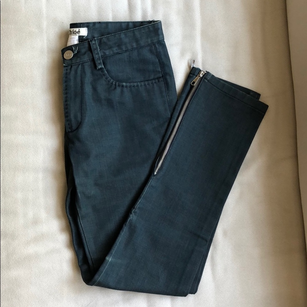 CHLOE Straight Blue Jeans